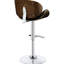 Élégant tabouret de bar avec tabouret de style Mid-Century noir et décoratif:
