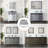 White Double Bath Vanity 60 In. W X 22 In. D, And 24 In. Mirrors-117984798