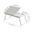 Upgraded 5-Height Adjustable Lap Desk