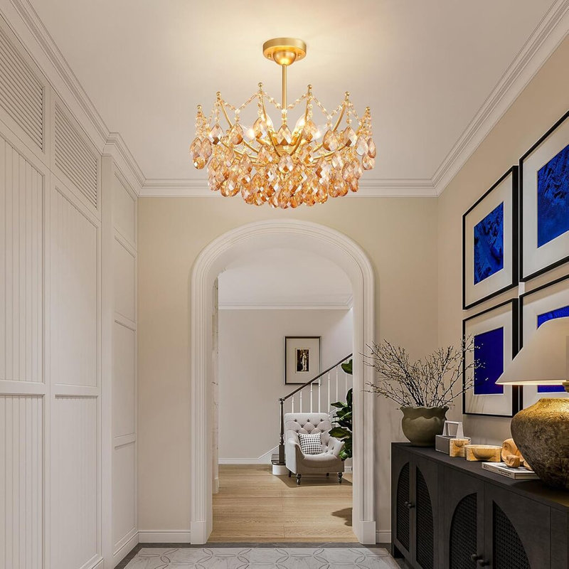 6 - Light Round Chandelier