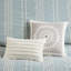 Ensemble d'édredon en jacquard de coton 3 pièces pour lit double / grand avec design réversible et barre cachée pour les chambres à coucher modernes-119068610-119068609