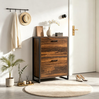 12 Pair Shoe Storage Cabinet