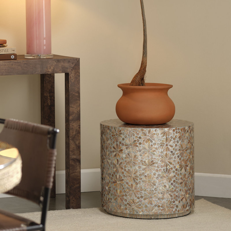 Marigold Mother of Pearl  Side Table