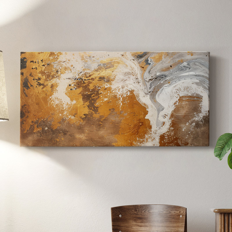 Abstract Series 4 # LXVI-Gallery, toile tendue, H 24 po x l 48 po