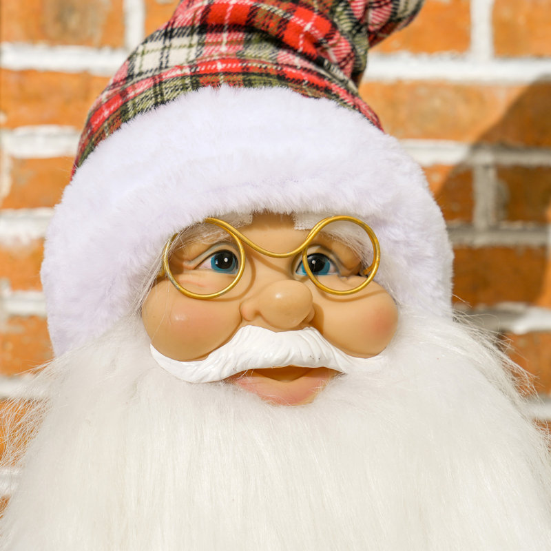 HOMCOM 133cm Animated Santa Claus w/ Sound Activated Festive Music for Party