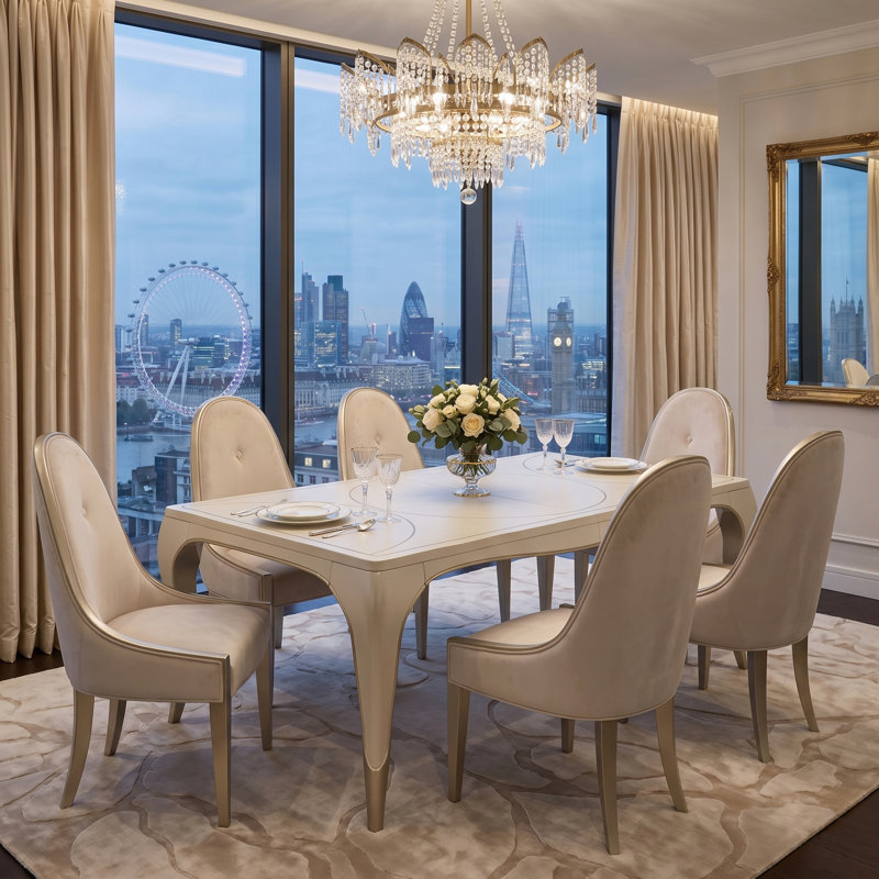 London Place 7 - Piece Extendable Dining Set