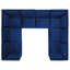 Canapé modulaire en velours performance 8 pièces Ardent par Modway-631358056