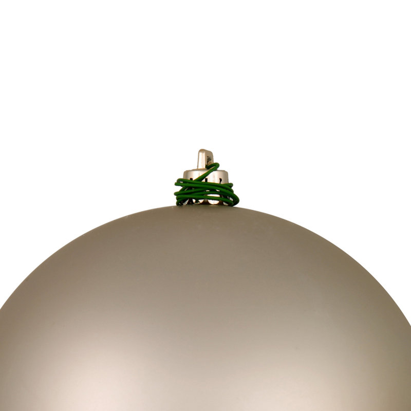 Décoration de boule décorative des Fêtes, H 10 po x l 10 po x P 10 po, Miel doré