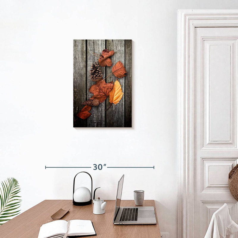 Harnek Dried Fall Leaves, 24" H x 16" W