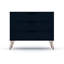 Commode 3 tiroirs Mid-Century moderne Tatiana