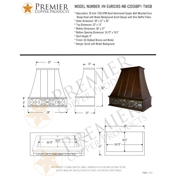 Dimensions du produit