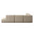 Outdoor 5Pc Sectional-Laf Raf Bumper Chaise
