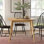 Aubrianah Pine Round Solid Wood Top with Solid Wood Base Dining Table