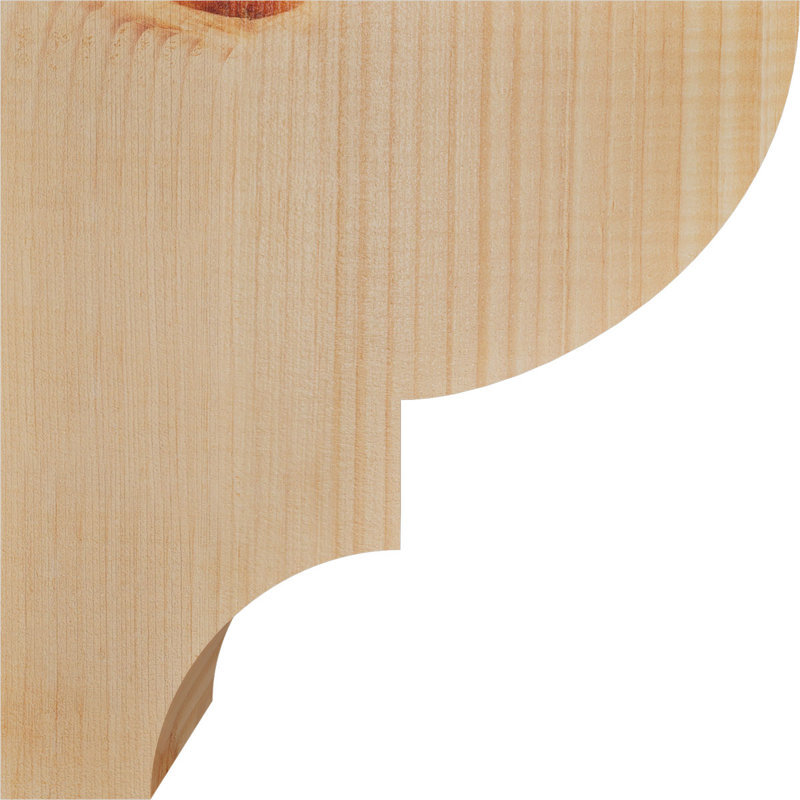 Corbeau Ridgewood, H 10 po x l 3,5 po x P 10 po, Sapin de Douglas, Lisse