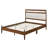 Bedroom Full Size Platform Bed In Chestnut - And Attractive For A Functional Layout-1194047666