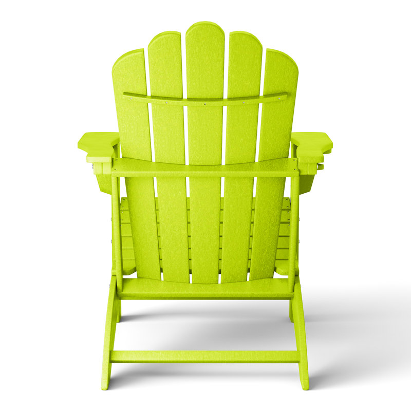 Outdoor Poly Adirondack Chair (Set Of 4), Green