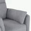 Fauteuil inclinable pivotant avec deux coussins amovibles-1821559450