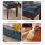 Blue Modern Style Wood Upholstered Bedroom and Entryway Leather Long Bench-836661871
