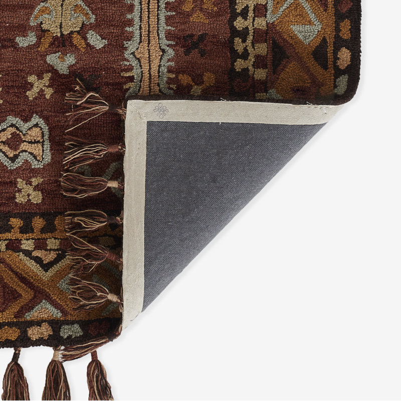 Tahoe Wool Southwestern Area Rug, Rectangle 3'6" x 5'6"