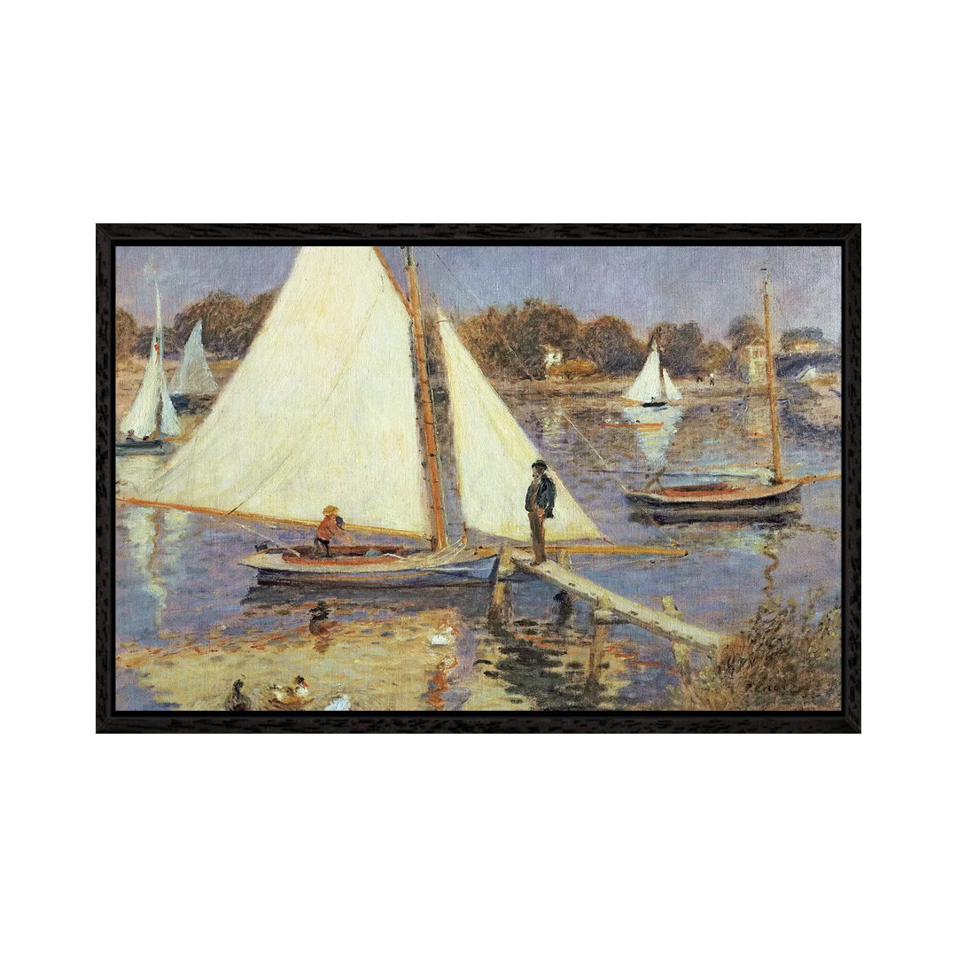 The Seine At Argenteuil, 1874 by Pierre-Auguste Renoir - Painting on Canvas