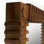 Rift Rectangle Solid Wood Mirror