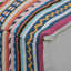 Pouf à rayures carrées 16 po Ali-1052576334