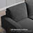 89" W 2-Piece Upholstered Linen Living Room Set-1302795523