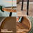 Round Nesting Coffee Table Set of 2, End Table with Wooden Top & Steel Legs, Modern Side Tables for Living Room, Bedroom, Balcony, Small Space