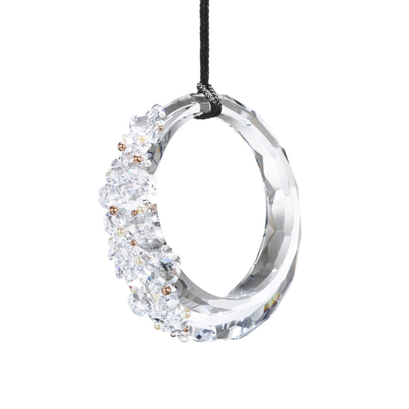Serenity 1 - Light LED Pendant, Polished Chrome/ Black Rope