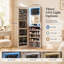 Jewellery Cabinet, Wall Mounted Jewellery Mirror Organizer
