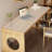 Burlywood L-Shaped Solid Wood desks-629525758-629525744