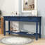 Console rustique en nid d'abeille avec 3 tiroirs de rangement et tablette ouverte-2095061728