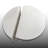 2 Pieces Round Nesting Coffee Table Set-228006295
