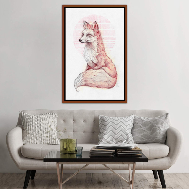 "Vampires" par Mike Koubou - impression d'art graphique, H 60 po x l 40po x P 1,5 po, Toile avec cadre en bois classique