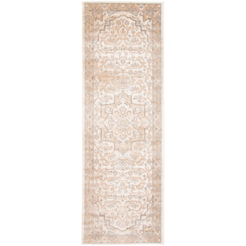 Stassie Ivory Rug, Runner 2'8" x 8'2"