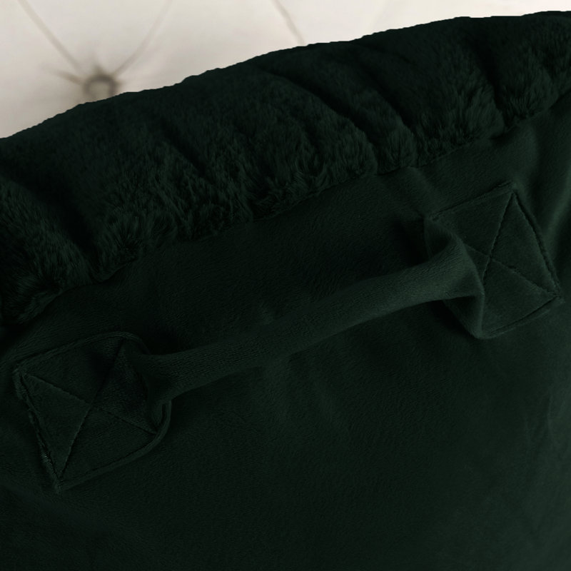 Coussin de dossier , Noir pirate
