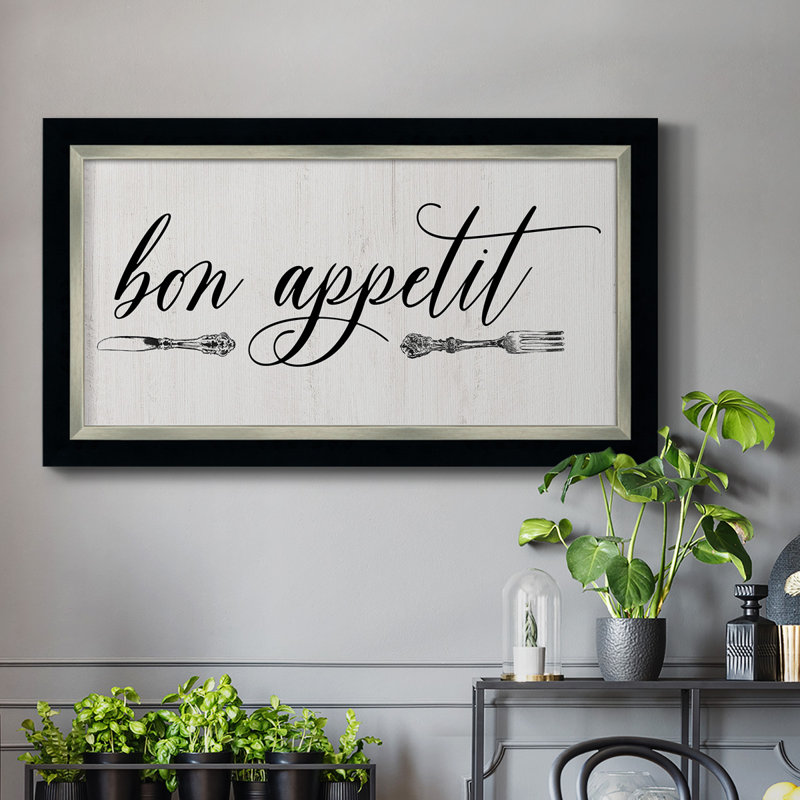 " Bon Appetit ", 29" H x 53" W x 2.5" D