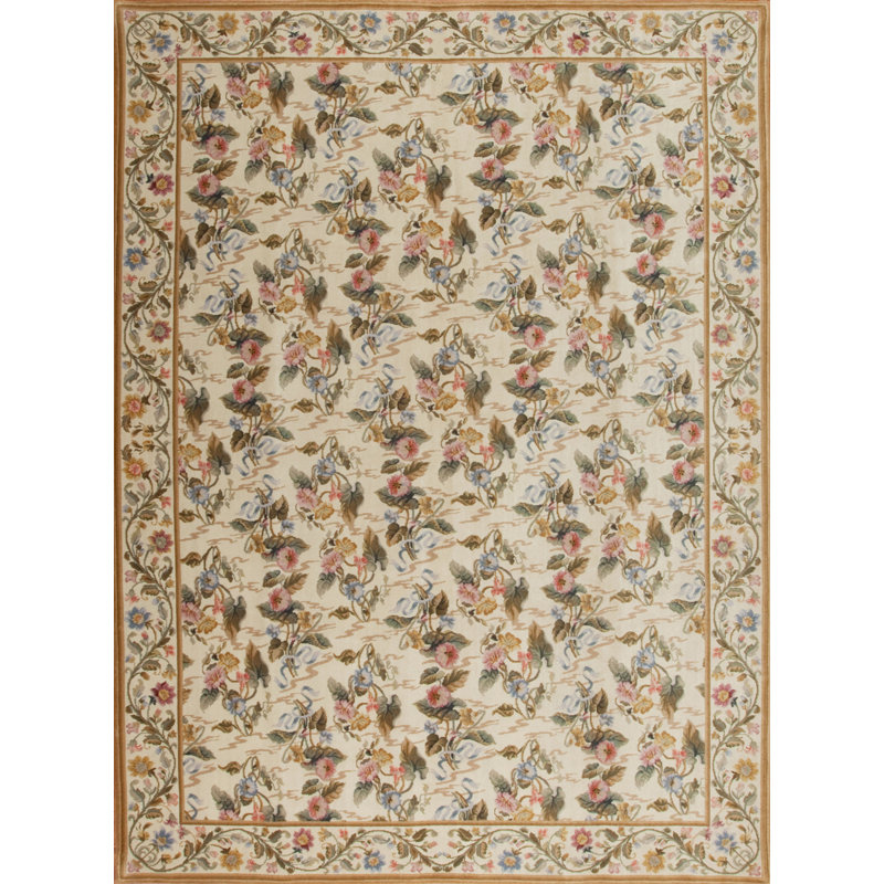Savonnerie One-of-a-Kind 9' X 12' Hand Knotted Area Rug