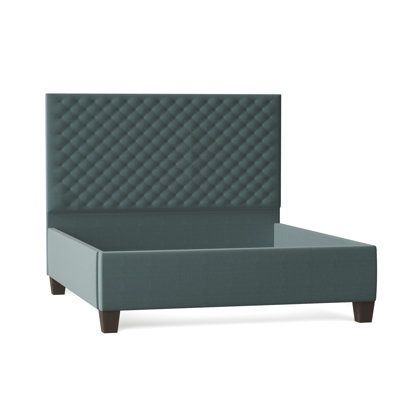 Lit plateforme tapissier Leigh