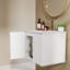 Ensemble de meuble-lavabo mural à double porte avec lavabo-1057889863
