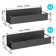 Magnetic Spice Rack Organizer, 4 Pack, (Black)