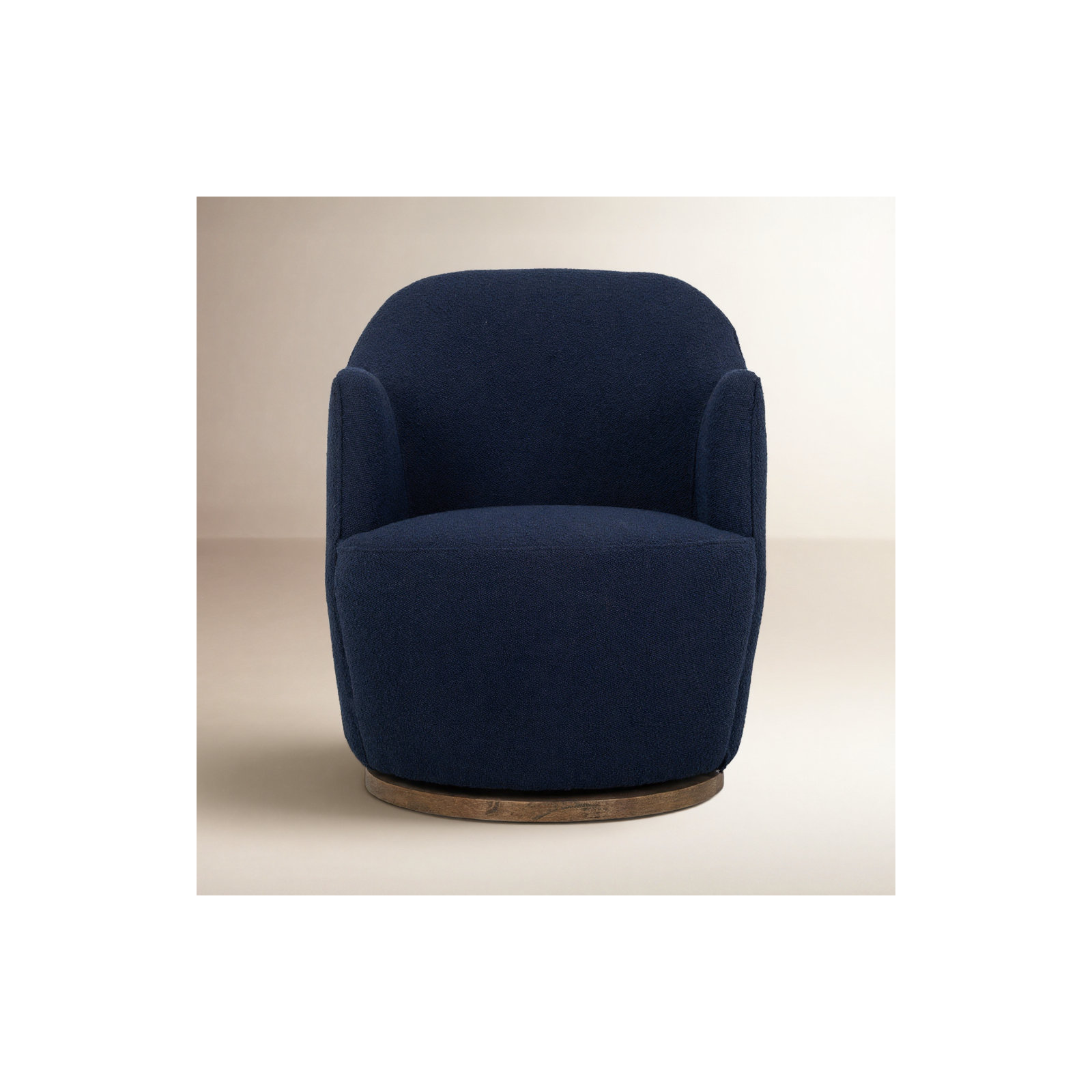 Corson Swivel Accent Chair, Copenhagen Indigo Boucle