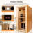 OUTEXER 1 - Person Bluetooth Compatible FAR Infrared Sauna in Hemlock
