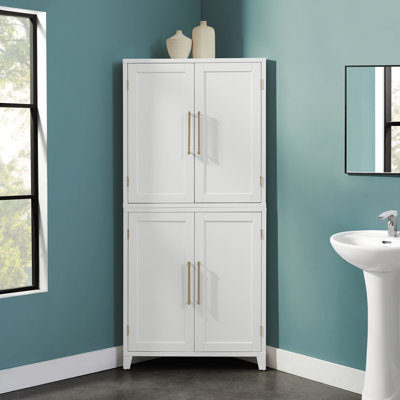 Armoire de rangement de coin Irelynne