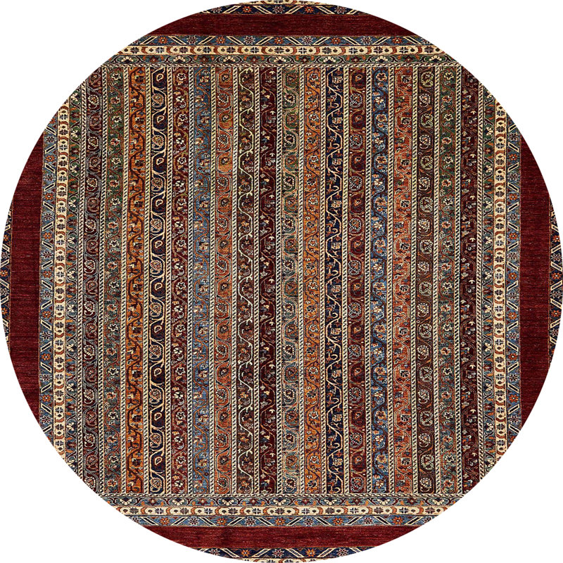 Abstract Indoor Rug, Round 3'