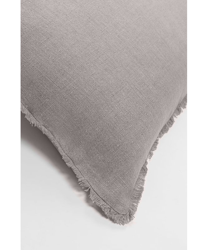 Housse de couette en lin Ranier, gris, grand, Housse de couette pour grand lit, Gris