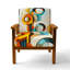 Chaise rembourrée Abstract Modern Shapes-1262205814
