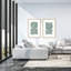 Coastal Retreat Tropical Tranquility: Abstract Leaves Diptych-1970399516