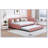 Full Upholstered Daybed With Trundle Sofa Bed Frame-512544596