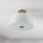 Glenview 15" 3-Light Modern Contemporary Metal Tapered Drum LED Semi Flush Mount-69698006